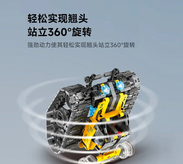 4in1 programming remote control blocks - لعبة الروبوت الالي 672 قطعه 4 في 1 من شاومي