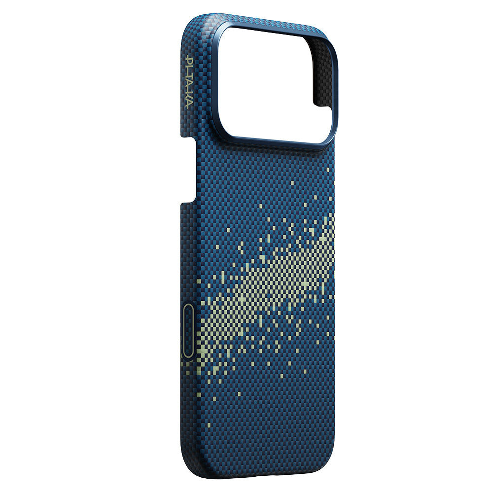 PITAKA ULTRA-SLIM CASE FOR IPHONE 17 PRO MIKY WAY GALAXY - كفر ايفون 17 برو ماك سيف فائق النحافة من بيتاكا