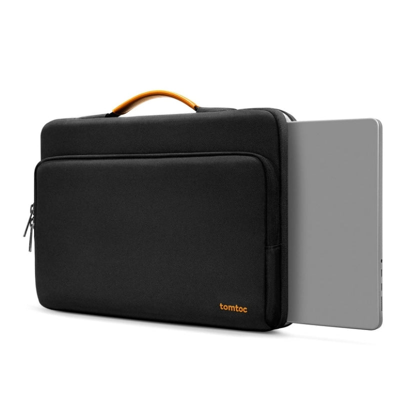 Tomtoc Defender-A14 Laptop Briefcase 13.5 Inch Black - حقيبة لابتوب مقاس 13.5 بوصة من تومتوك