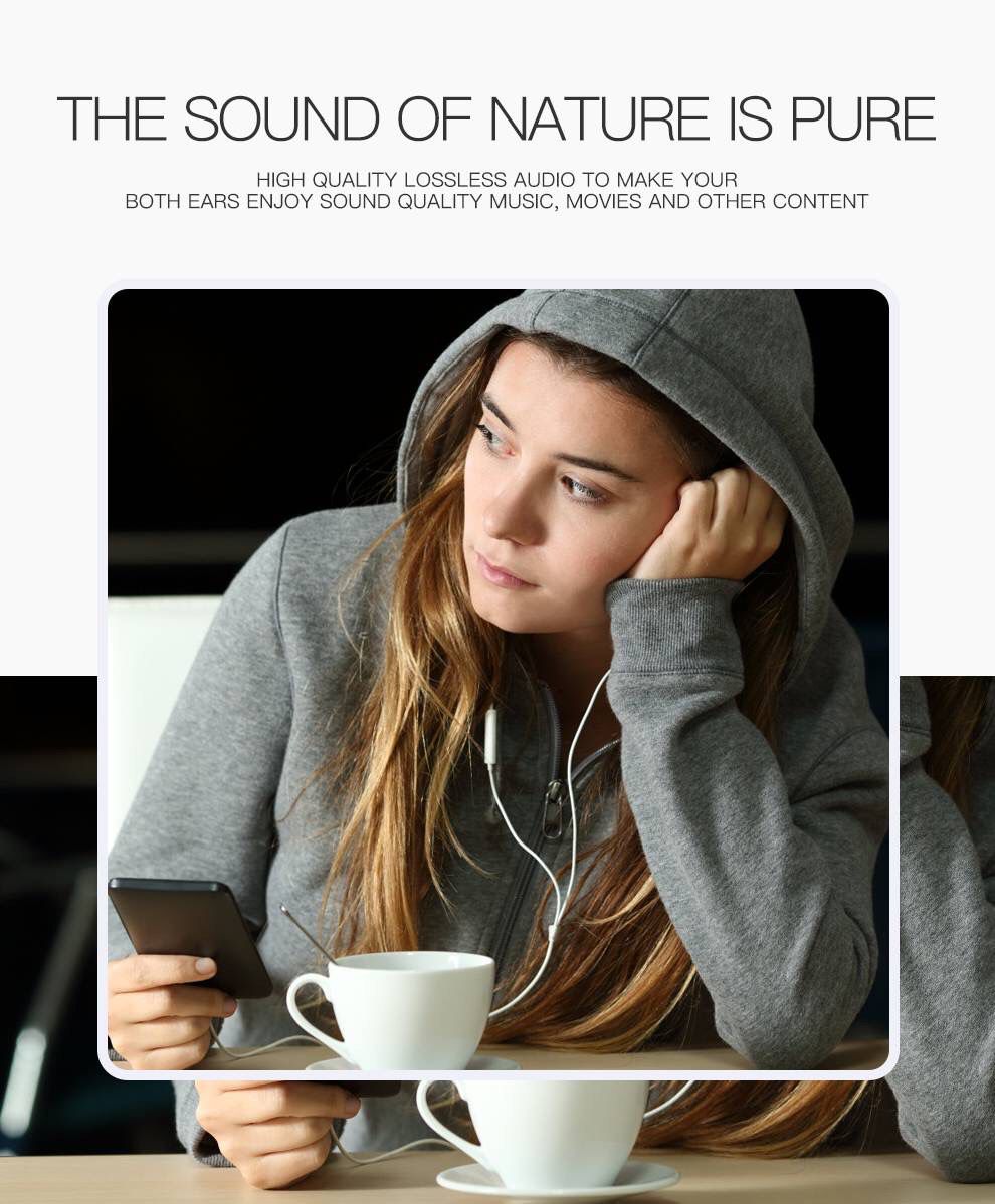 COTECI 3.5MM STANDARD EARPHONE 5188 WHITE - سماعات اوكس من كوتي