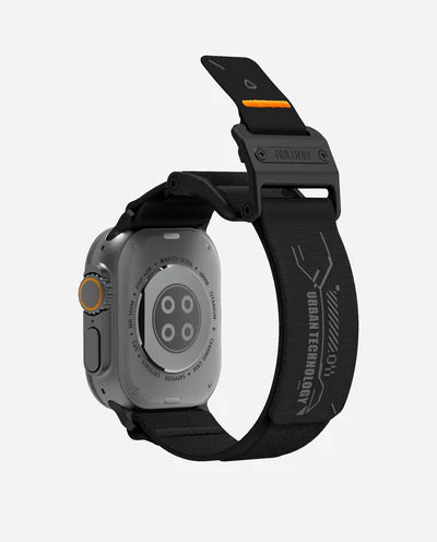 AULUMU A11 Mag Buckle Slim Band for Apple Watch 42-49MM BLACK - سير ساعات ابل مقاس 42-49 مم من اولومو اسود