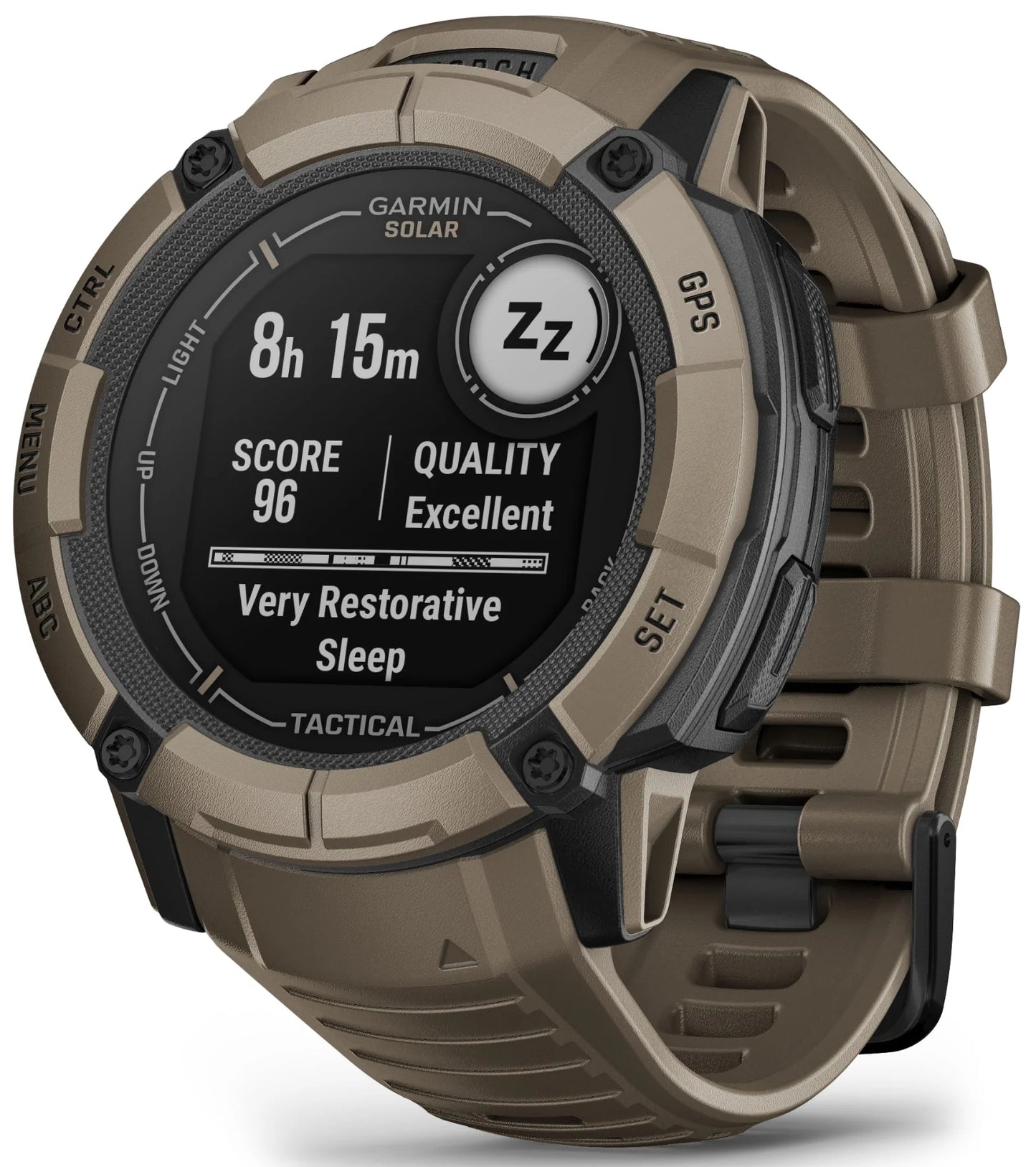 GARMIN INSTINCT 2X SOLAR COYOTE TAN - ساعة ذكية من كارمن