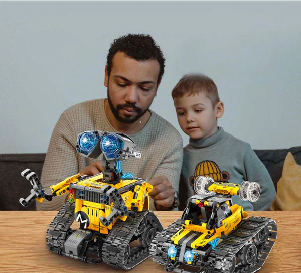 4in1 programming remote control blocks - لعبة الروبوت الالي 672 قطعه 4 في 1 من شاومي