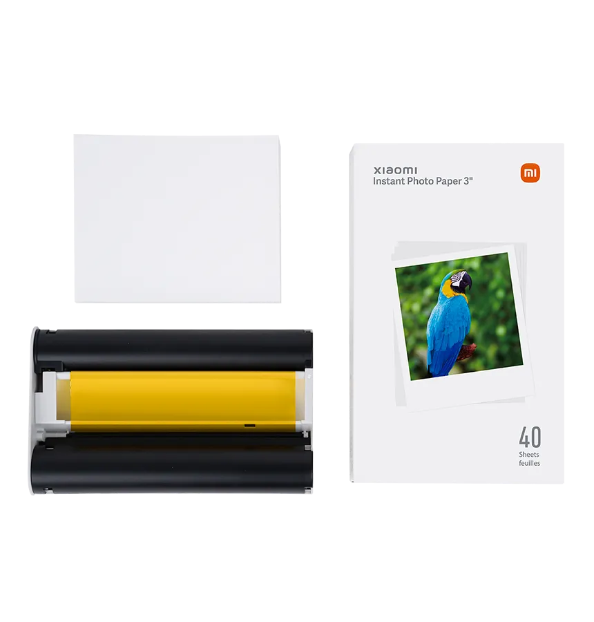 XIAOMI PHOTO PAPER 3 INCH - ورق طباعة الصور الفورية 3 إنش من شاومي (متوافق مع طابعة شاومي الفورية1S )