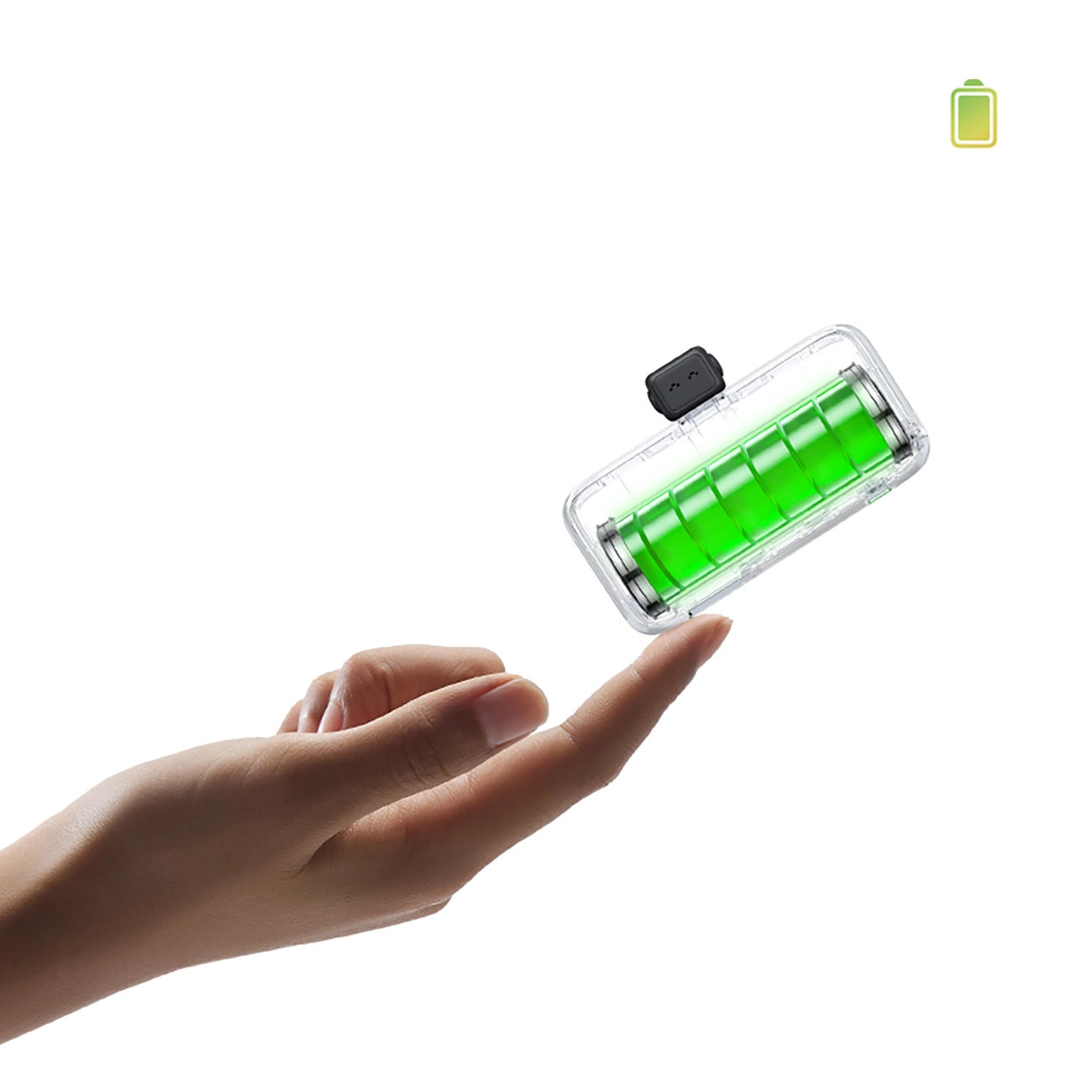 UGREEN PowerBank 5000mAh with Built-in USB-C Connector - باوربنك 5000 ملي امبير مع منفذ تايب سي مدمج (للشحن) + منفذ تايب سي اضافي وستاند من يوكرين