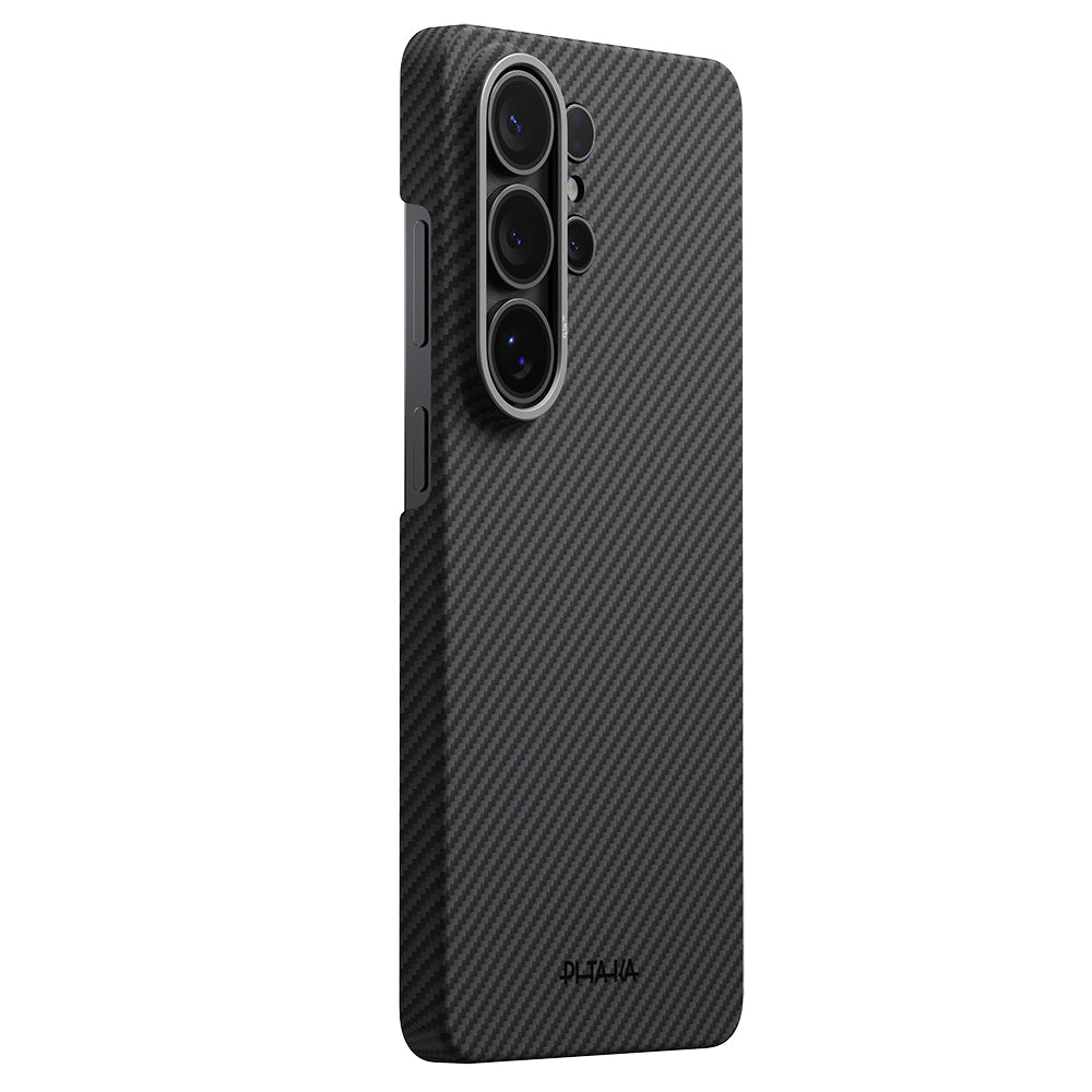 PITAKA EDGE CASE FOR SAMSUNG S26 ULTRA BLACK/GRAY - كفر سامسونج اس 26 الترا ماك سيف من بيتاكا اسود/رمادي