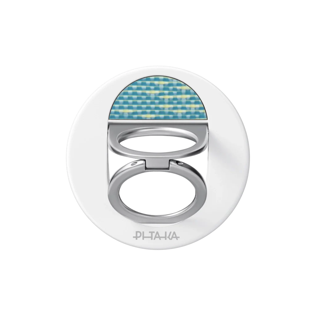 PITAKA MAGSAFE PHONE RING HOLDER GRIP 3 LUCID BLUE - حلقة هاتف ماك سيف جريب 3 من بيتاكا ازرق شفاف