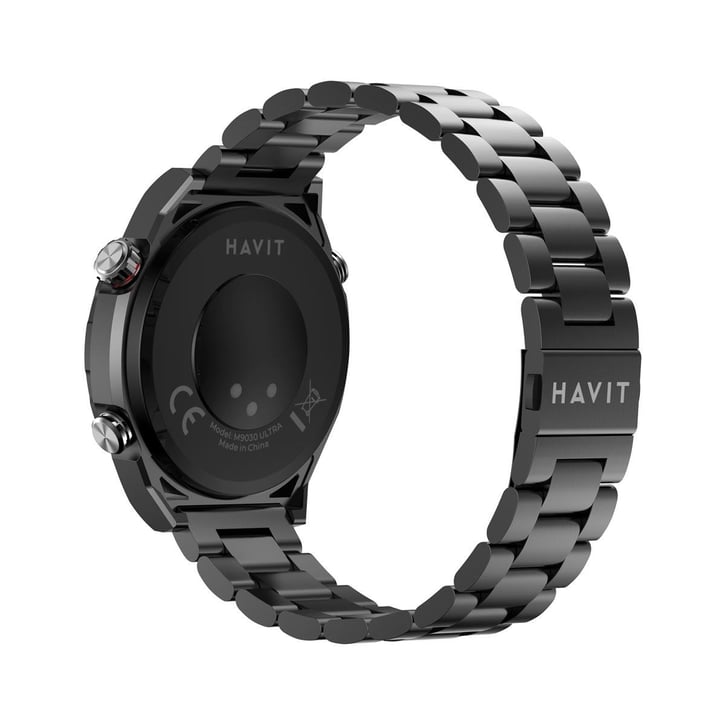Havit M9030 Ultra Smart Watch Amoled Black - ساعة ذكية من هافيت اسود
