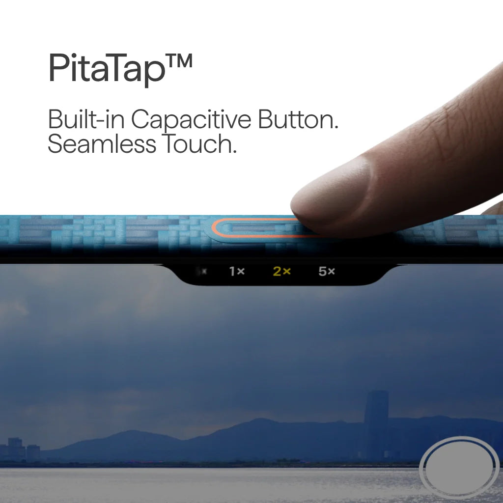 PITAKA HAPPINESS RIDES IN PITAKA EDGE CASE FOR IPHONE 17 PRO MAX INDIGO - كفر ايفون 17 برو ماكس ماك سيف من بيتاكا