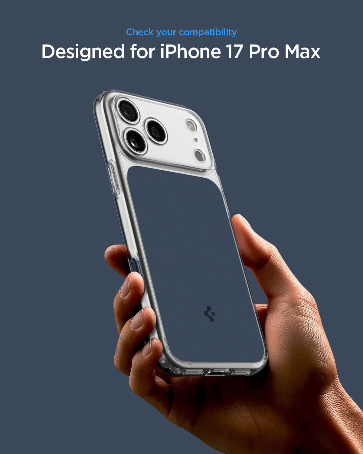 SPIGEN CASE MAGFIT ULTRA HYBRID FOR IPHONE 17 PRO MAX BLUE - كفر ايفون 17 برو ماكس ازرق من سبيجن