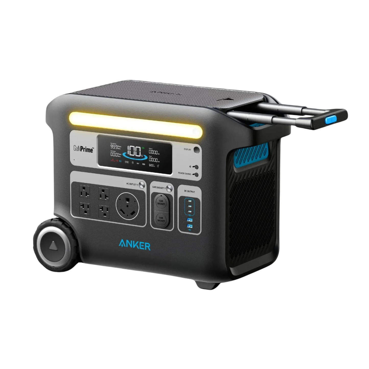 Anker 767 Power Station 2048Wh - 2400W UK Black - مولد طاقة محمول بقوة 2400 واط من انكر