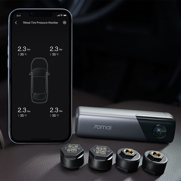 70MAI EXTERNAL TPMS SENSOR for m500 dash cam - نظام مراقبة ضغط الإطارات (خاص بكاميرات M500) من شاومي