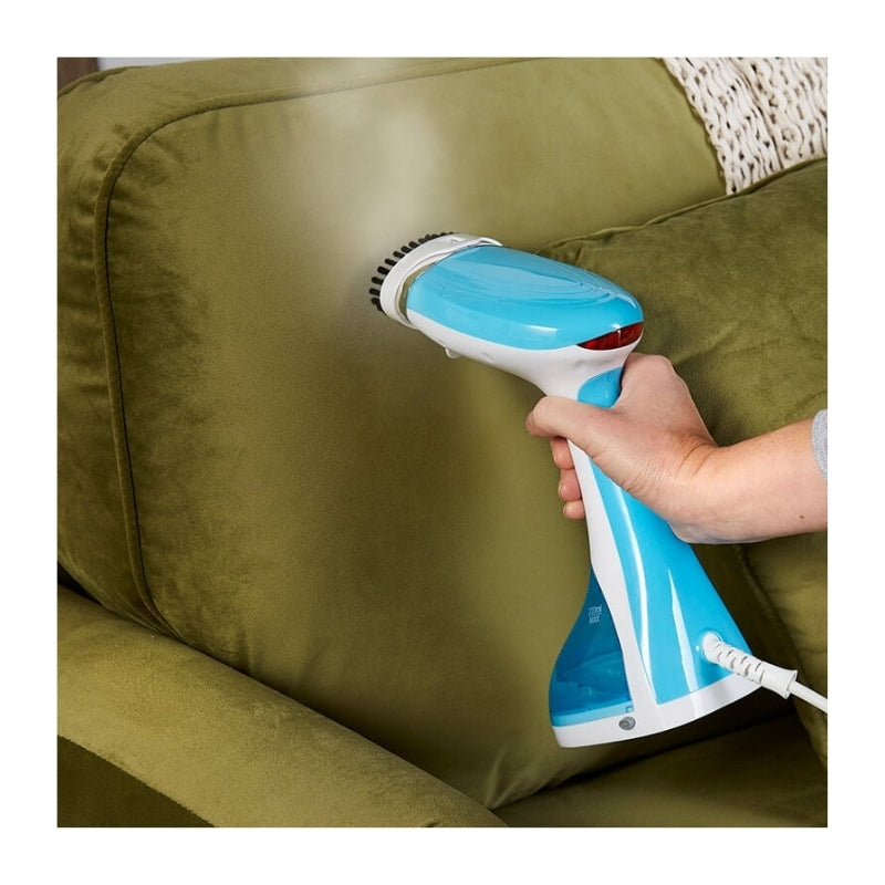 Black&Decker HST1200-B5 HANDY GARMENT STEAMER 1200W white/blue - مكوى بخارية يدوية بقدرة 1200 واط من بلاك اند ديكر