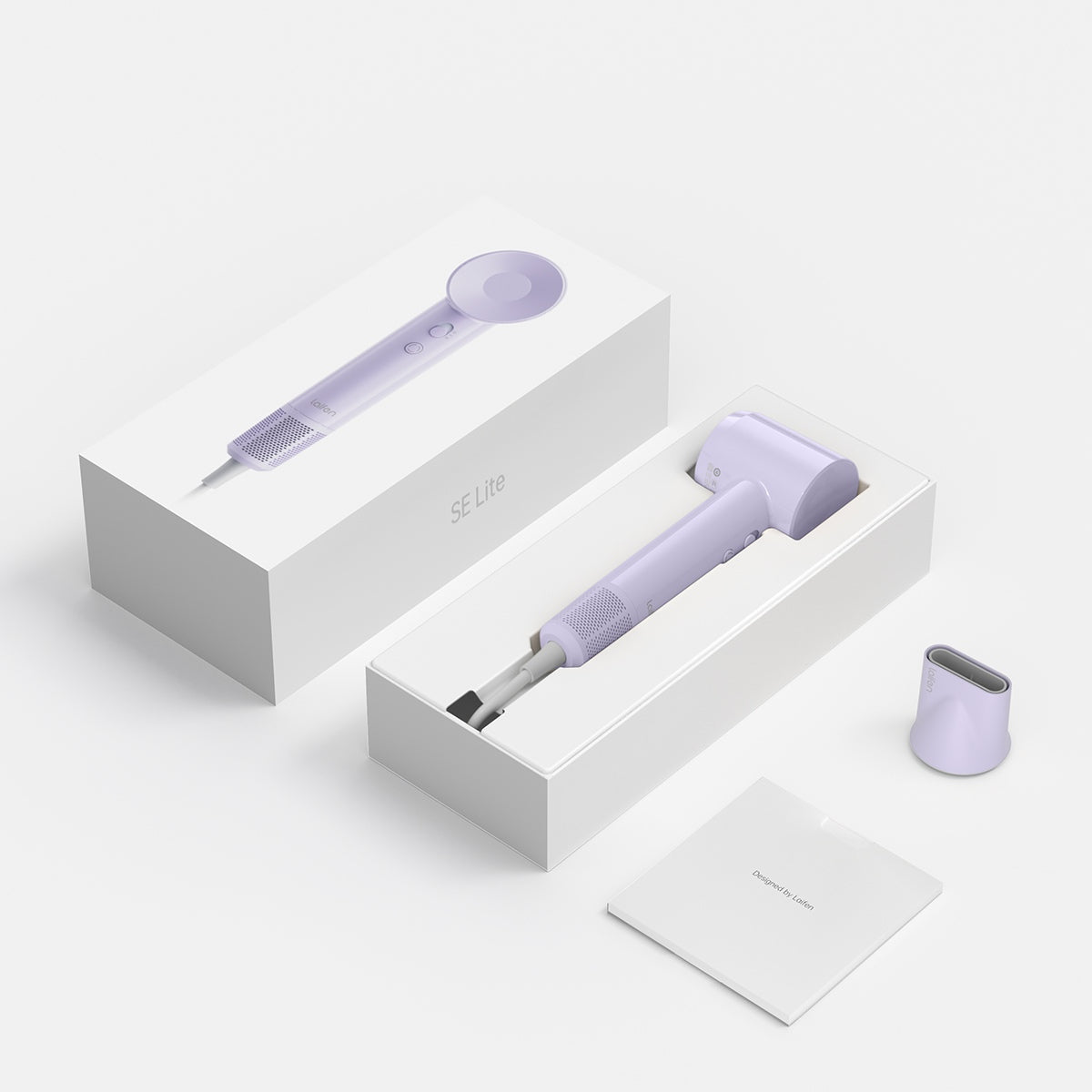 LAIFEN HAIR DRYER SE LITE GLOSSY PURPLE - شسوار الشعر 1400 واط من لايفن بنفسجي لامع