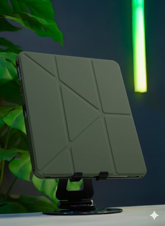 LISHEN CASE FOR IPAD 13 GREEN - كفر ايباد 13 من ليشين اخضر