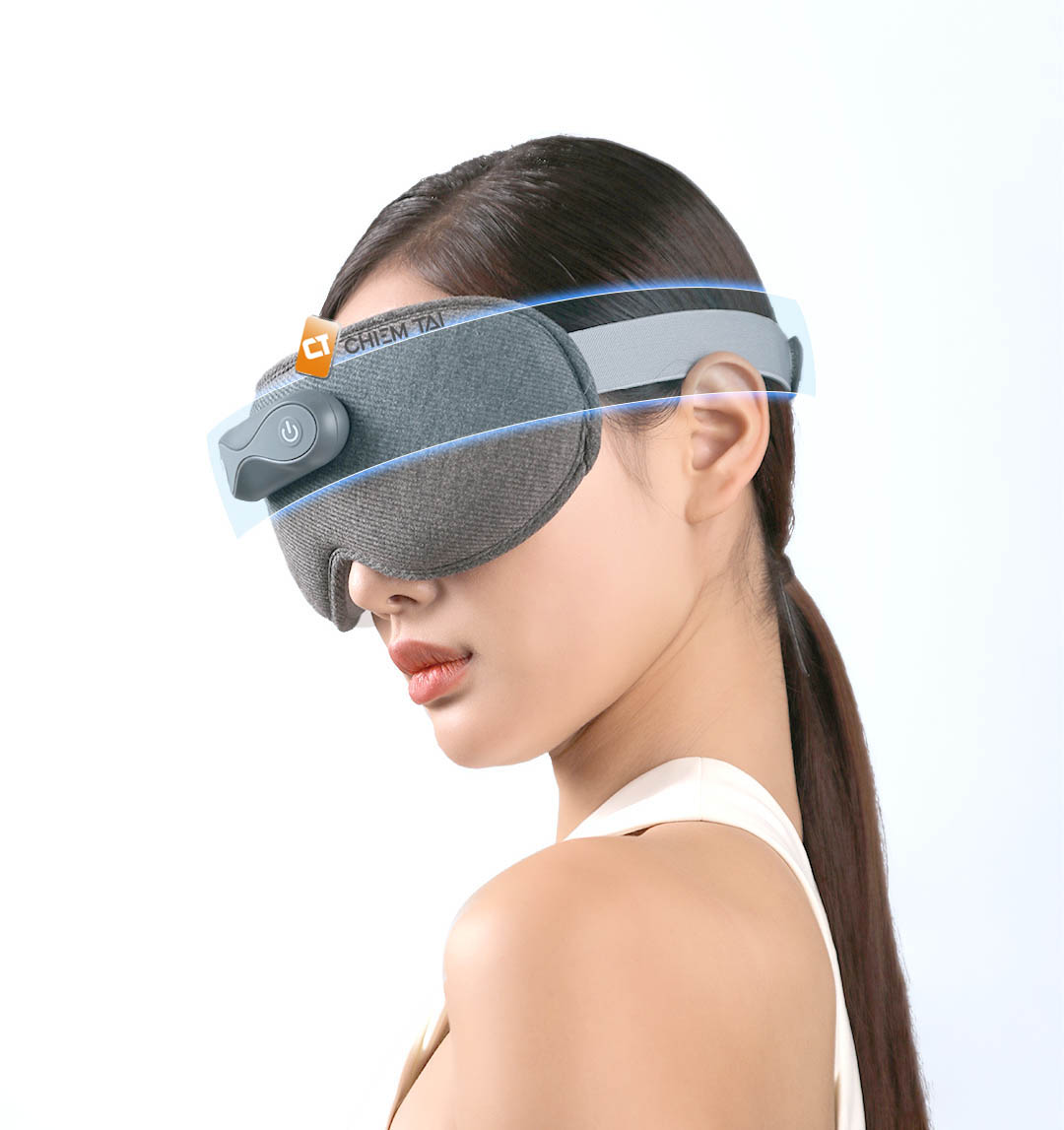 COOL EASY GRAPHENE SMART NASAL SOOTHING HOT COMPRESS EYE MASK - ماسك العين الذكي جرافين تدفئة واسترخاء للعينين