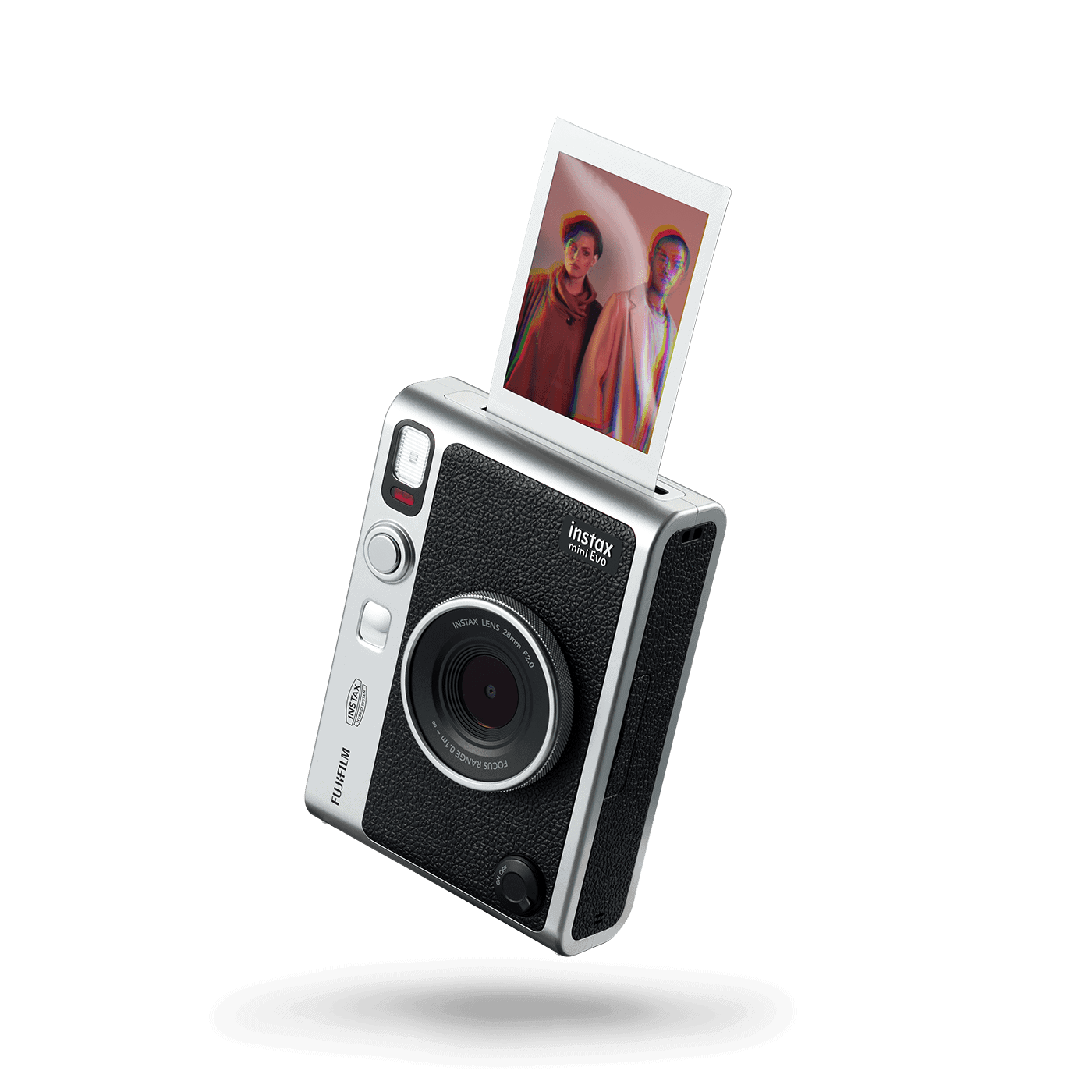 Fujifilm Instax Mini EVO Instant Camera black - كاميرا تصوير فورية ميني ايفو من فوجي فيلم انستاكس لون اسود