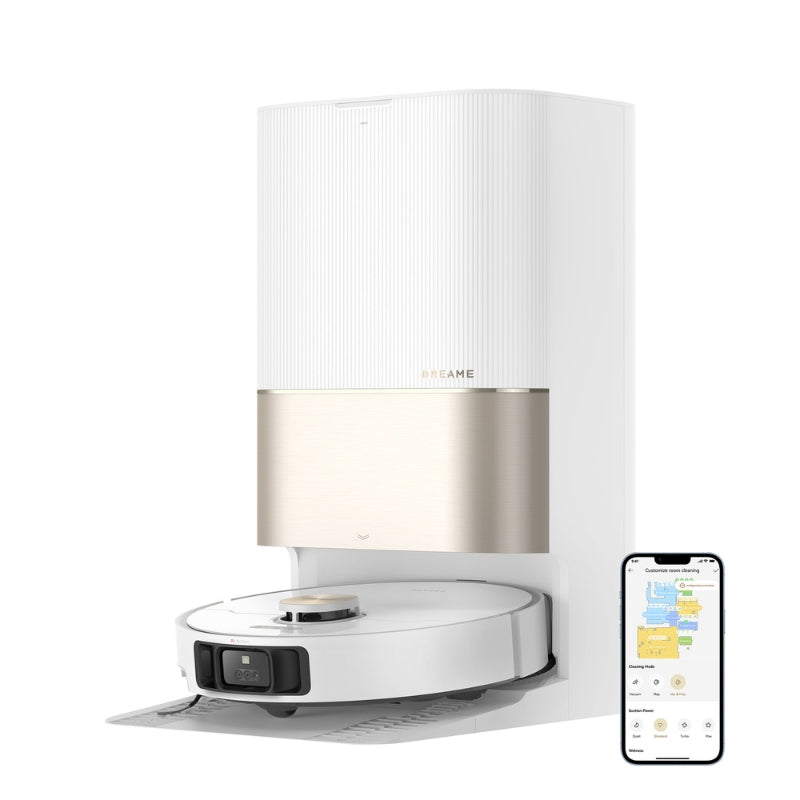 Dreame X40 Ultra Robot Vacuum - روبوت التنظيف كنس ومسح بقوة شفط 12000 باسكال من دريمي
