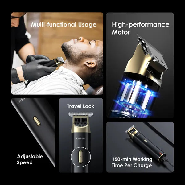 Oraimo Smart Trimmer 2 Long Lasting Battery Trimmer - ماكنة حلاقة ببطارية طويلة الأمد من اورايمو