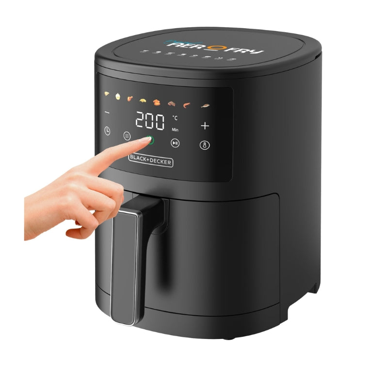 Black&Decker AF3500-B5 Air Fryer 3.5L black - قلايو هوائية 3.5 لتر من بلاك اند ديكر