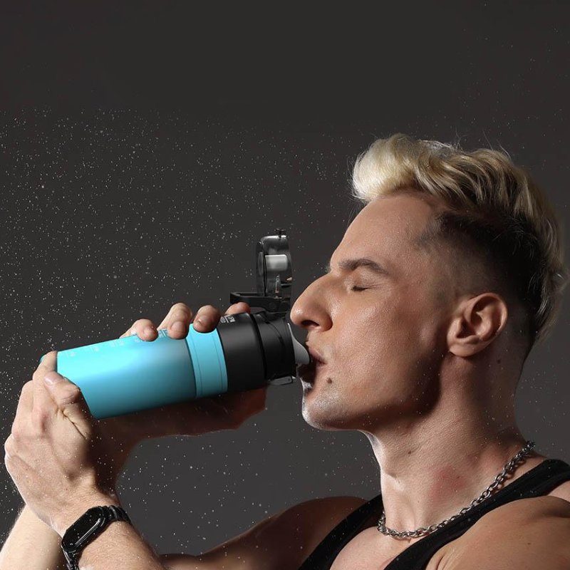 QUANGE 800ML POP UP CUP BLUE - مطارة رياضية 800 مل من كوانج ازرق