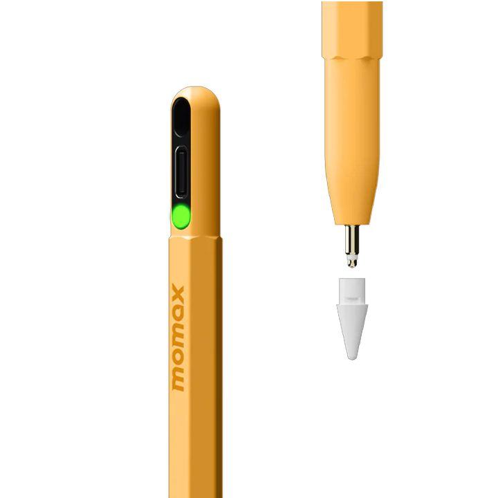 Momax Mag.Link Pop Magnetic active stylus pen TP10 - قلم مغناطيسي للايباد من موماكس اصفر