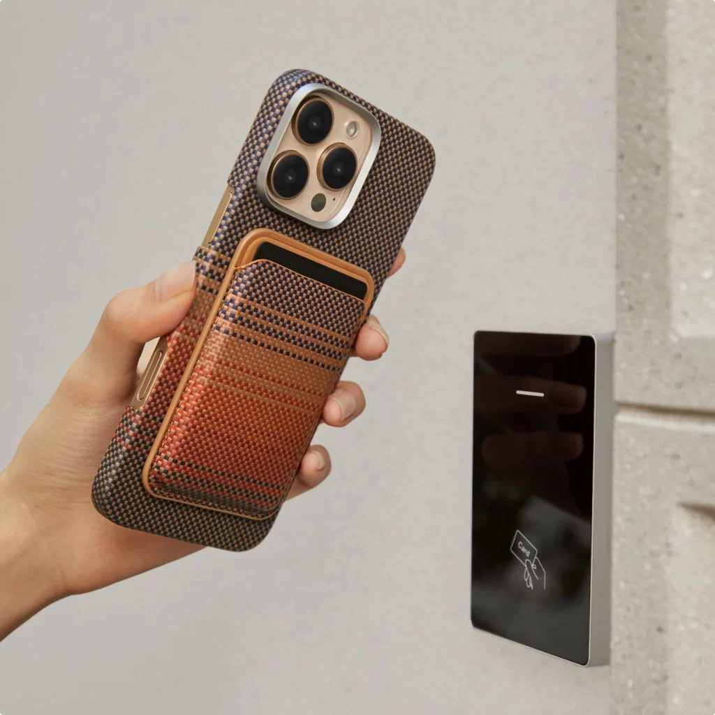 PITAKA MAGNETIC WOVEN WALLET SUNSET - محفظة بطاقات مغناطيسية من بيتاكا