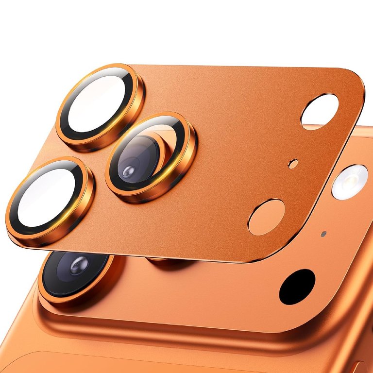 iPhone 17 PRO MAX LENS PROTECTOR ORANGE - لاصق كاميرا ايفون 17 برو ماكس برتقالي