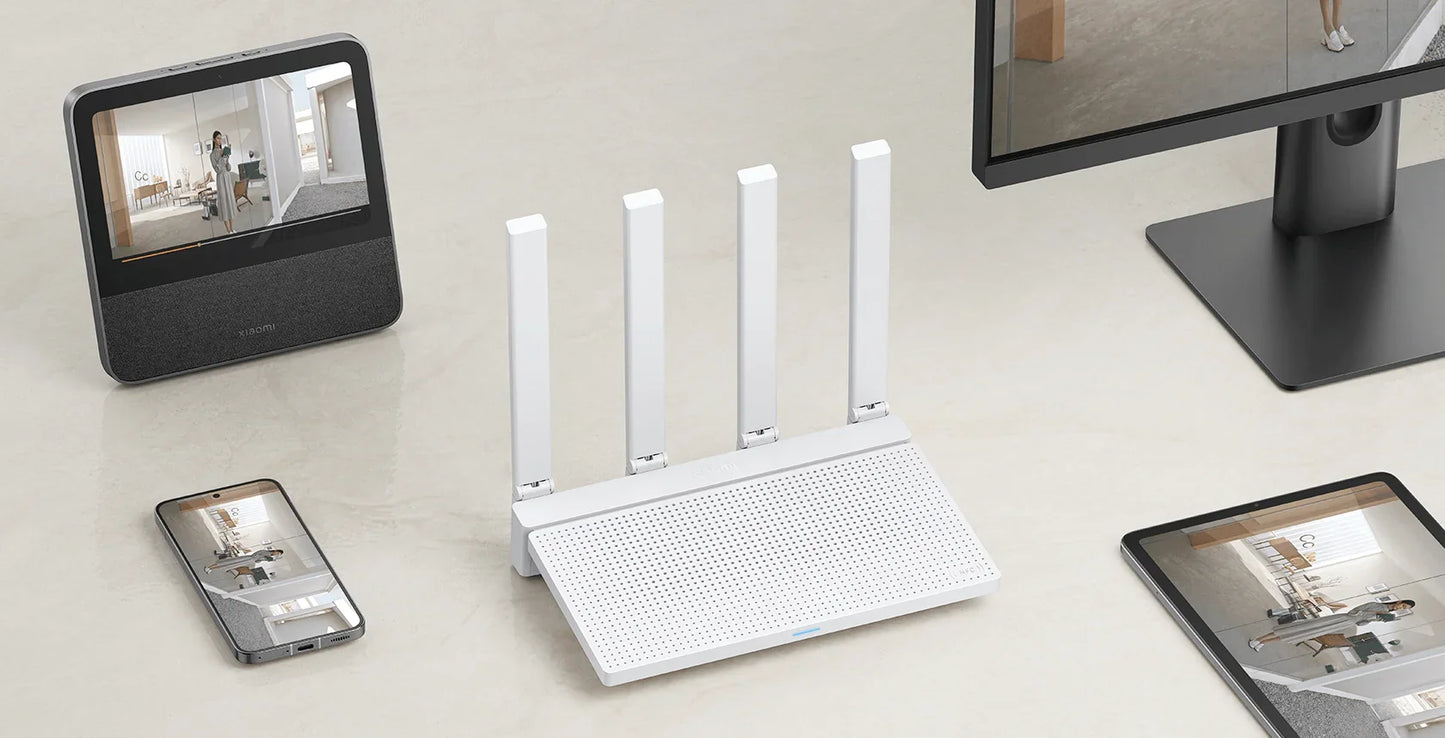 XIAOMI ROUTER AX3000T WHITE - راوتر من شاومي ابيض