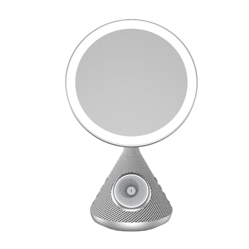 Havit HDK88 UK Wireless Charger WHITE+GRAY - مجفف شعر 3 في 1 مع مرآة وشاحن لاسلكي