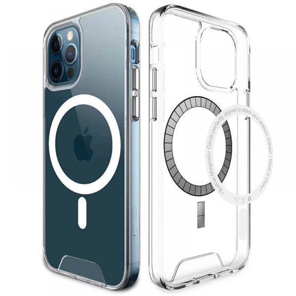 SPACE CASE MAGSAFE - كفر شفاف ماك سيف للايفون IPHONE 16