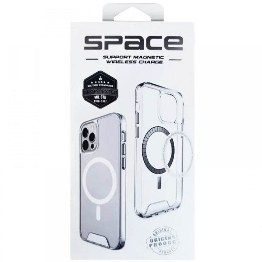 SPACE CASE MAGSAFE 13 - كفر شفاف ماك سيف للايفون 13