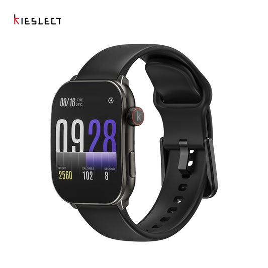 Kieslect Smart Calling Watch Balancs Pro Black with AMOLED Display +Aod - ساعة ذكية مع ميزة المكالمات من كيسليكت