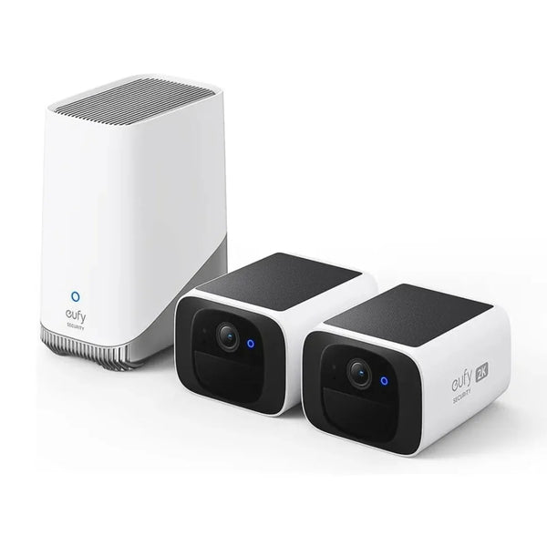 Anker Eufy Solocam S220 2-Pack With Homebase 3 White - كاميرا منزلية خارجية 2 في 1 من انكر