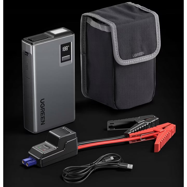UGREEN Power Bank 12000mAh Car Jump Starter - شاحن بطاريات سياره 12000 ملي امبير من يوكرين