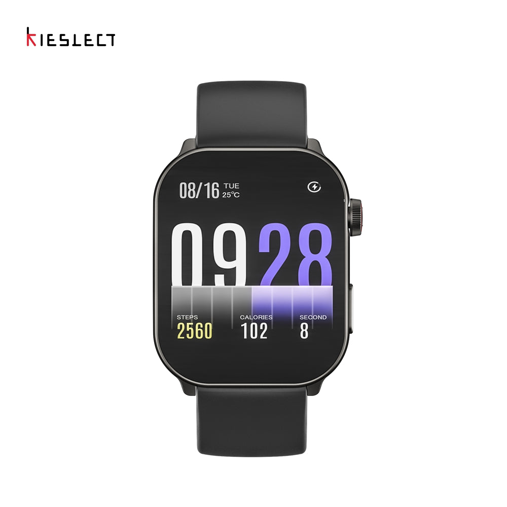 Kieslect Smart Calling Watch Balancs Pro Black with AMOLED Display +Aod - ساعة ذكية مع ميزة المكالمات من كيسليكت
