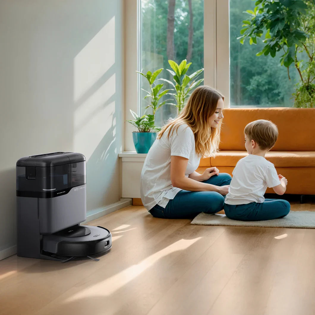 Anker Eufy Omni C20 Robot Vacuum Black - روبوت التنظيف كنس ومسح 7000 باسكال من انكر اسود