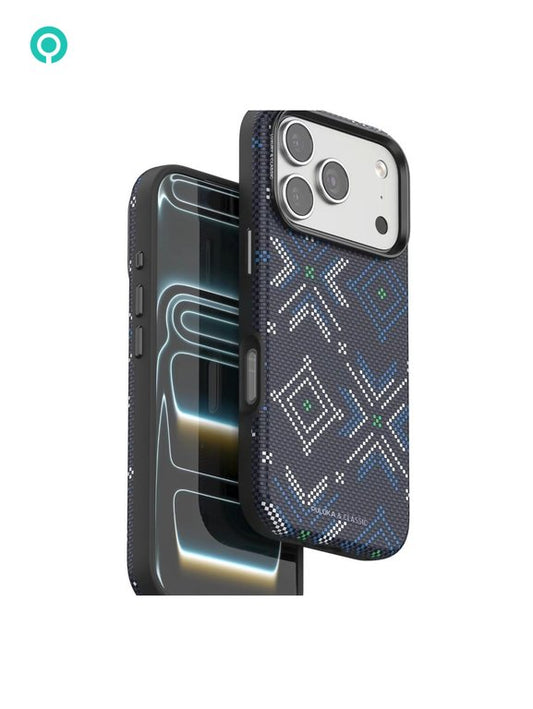 PULOKA CASE FOR IPHONE 17 PRO MAX BLUE - كفر ايفون 17 برو ماكس ازرق
