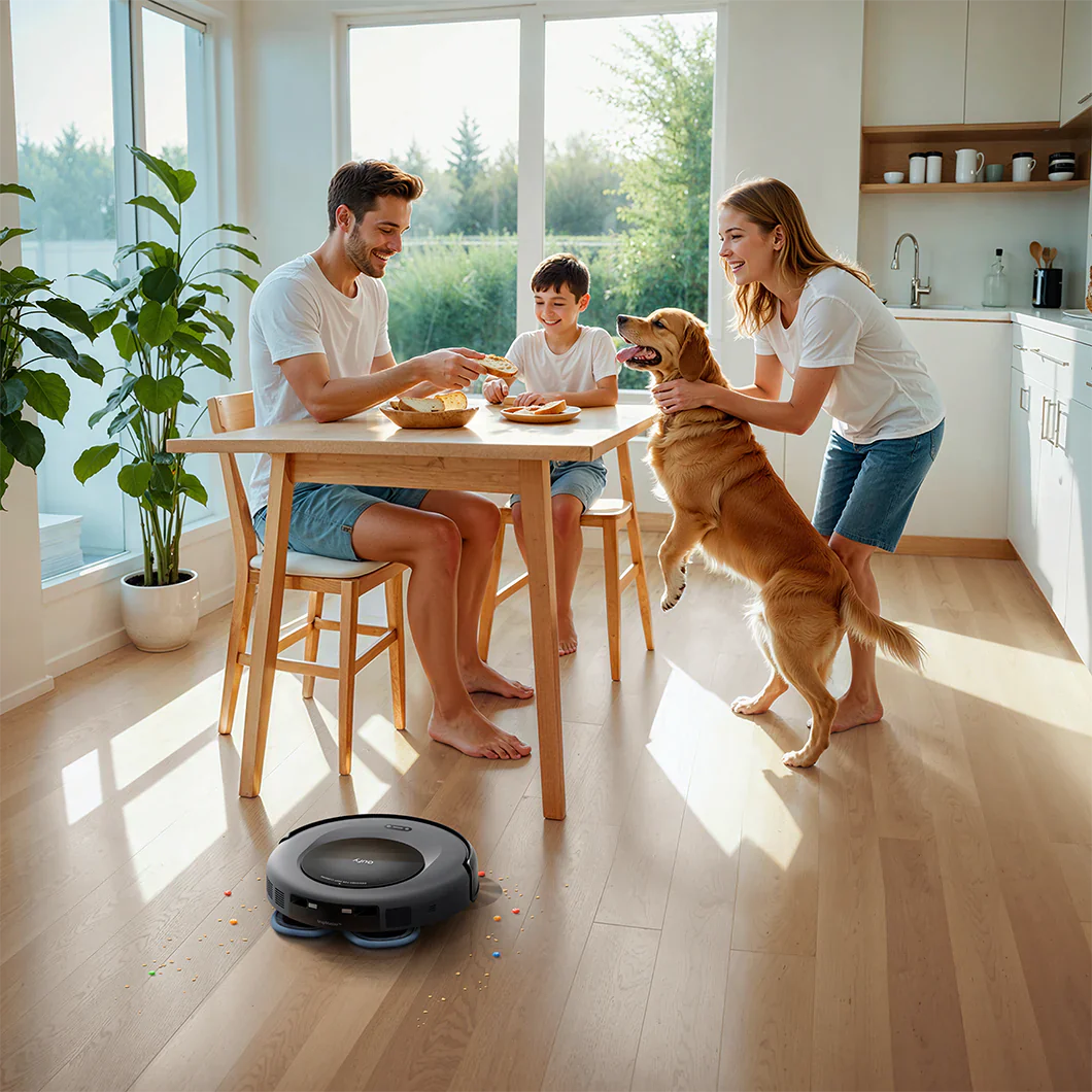 Anker Eufy Omni C20 Robot Vacuum Black - روبوت التنظيف كنس ومسح 7000 باسكال من انكر اسود