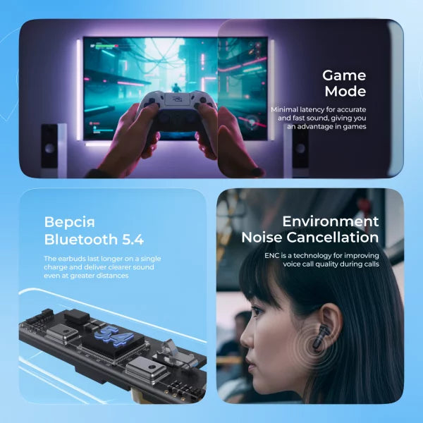 Proove Wireless Earphones Logic TWS APP black  - سماعات بلوتوث من بروف اسود