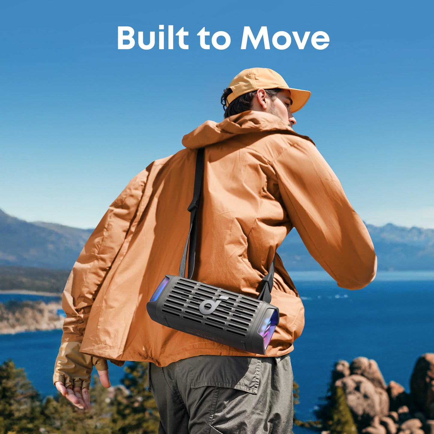 Anker Soundcore Boom 3i Portable Speaker Black - سبيكر محمول 50 واط مقاوم للماء والملح من انكر اسود