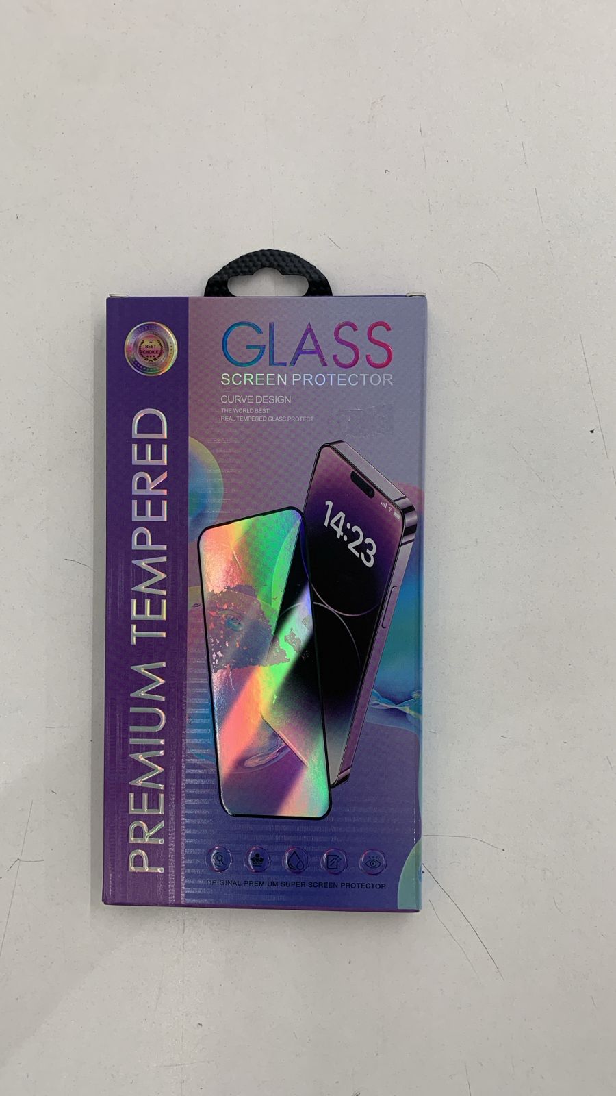 Premium Tempered Glass Black For Samsung A56 - لاصق شاشة للسامسونج اي 56