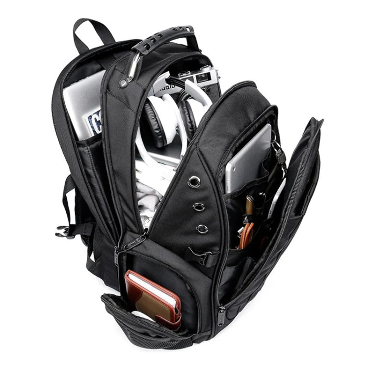 BANGE Multi-Compartment Backpack 1905 Black - حقيبة ظهر متعددة الجيوب بسعة 40 لتر من بانجي اسود