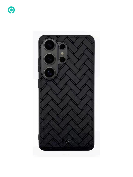KAJSA GENUINE LEATHER DARK SERIES 2 BACK CASE-S26 ULTRA GD4 - كفر سامسونج اس 26 الترا من كاجسا