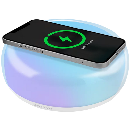 Proove Night Lamp  Alien white - مصباح ليلي مع شاحن لاسلكي 15 واط من بروف