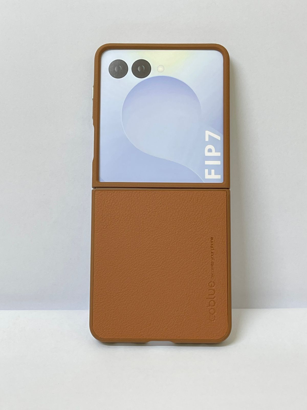 COBLUE CASE FOR SAMSUNG ZFLIP 7 BROWN - كفر للسامسونج زد فليب 7 جوزي
