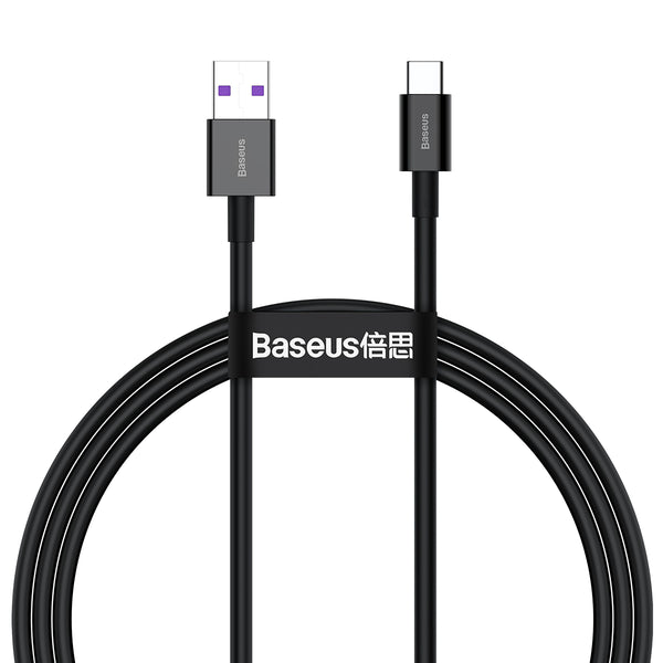 BASEUS SUPERIOR SERIES FAST CHARGING DATA CABLE USB TO TYPE-C 66W 1M - كيبل تايب سي 66 واط من باسيوس