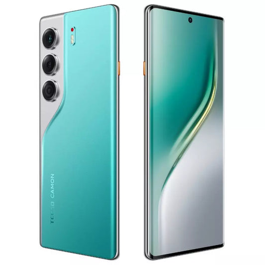 Tecno Camon 40 pro 8/256GB Emerald Lake Green - تكنو كامون 40 برو 4 جي 256/8 جيجابايت اخضر