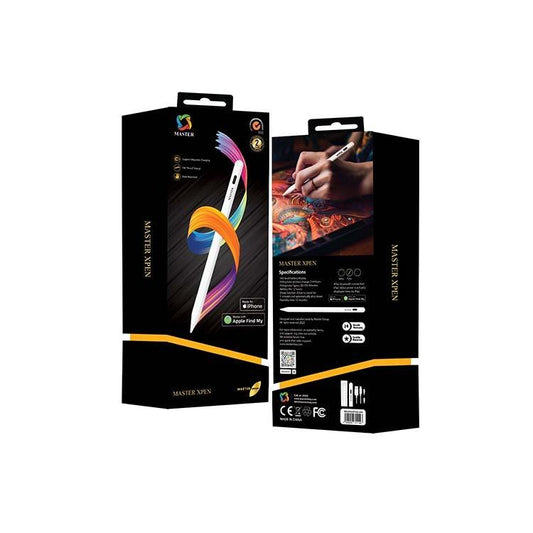 MASTER XPEN for apple iPad with find my function WHITE - قلم  ايباد ابل مع خاصية العثور على الجهاز من ماستر ابيض
