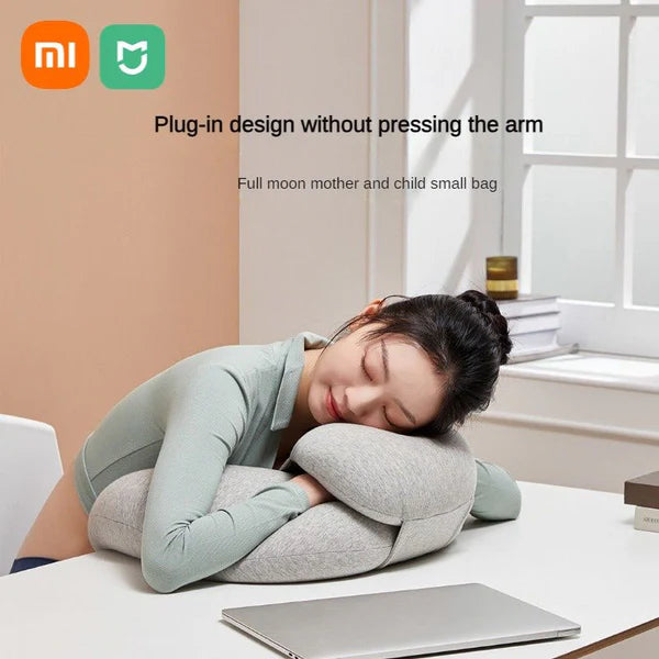 8H Nap pillow Grey - وسادة النوم العميق ذات الشكل الهلالي 8H